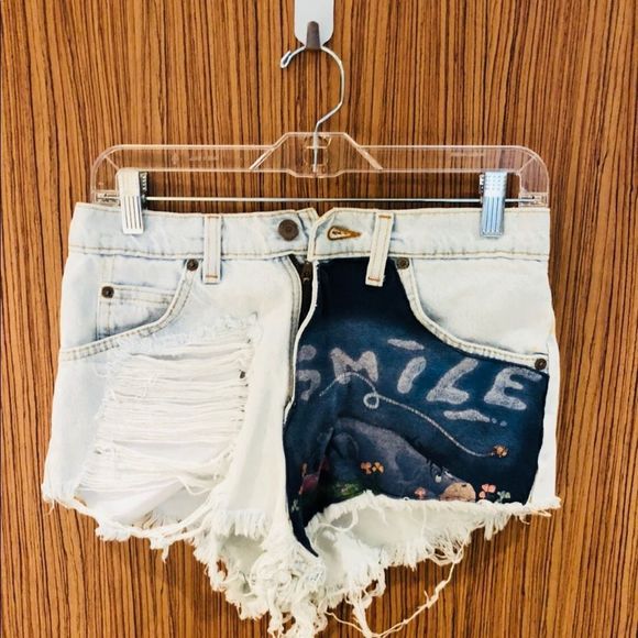 First of a kind denim shorts